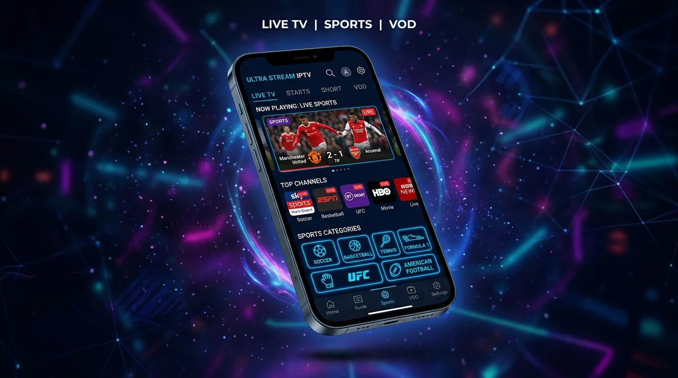 miptvservices Mobile & Smart TV App Interface